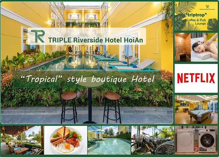 Triple Riverside Villa Hotel Hoian