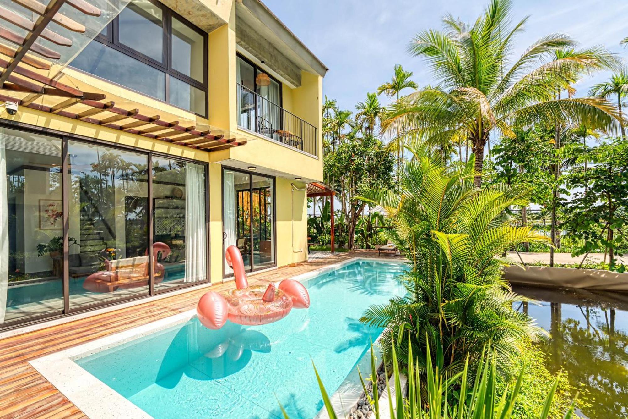 Serene Villa, 4brs Riverside, Private Pool * Hoi An