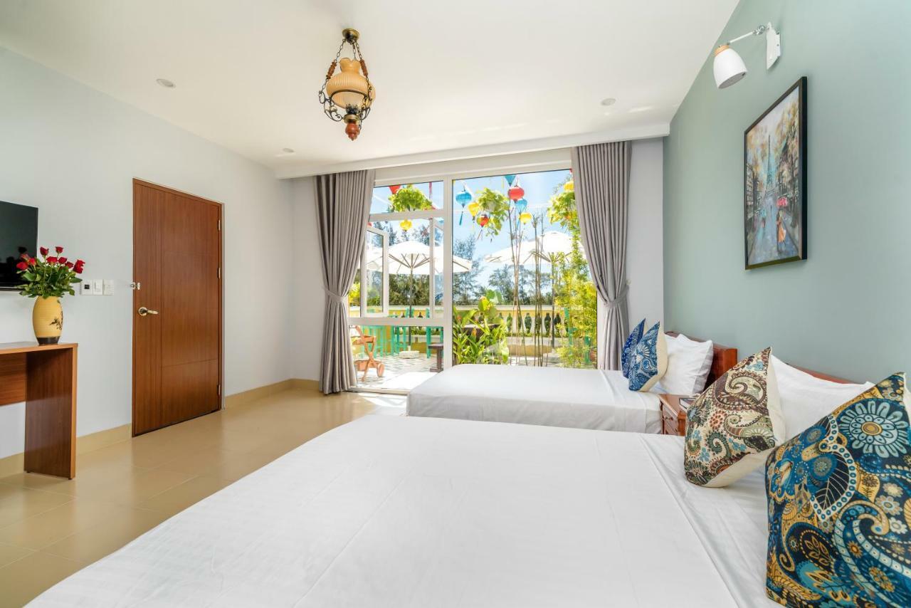 Golden Walls Hoiana Villa-include Breakfast-swimming Pool Apartment *